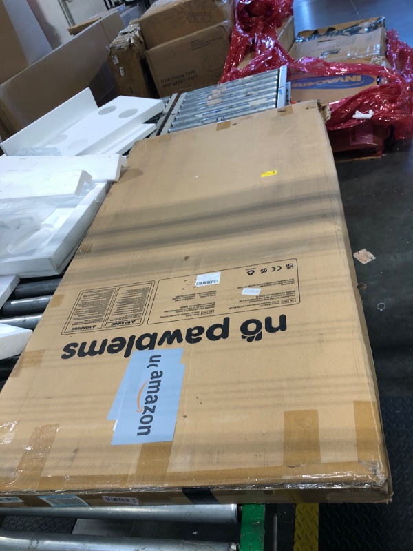 Photo 1 of ** USED*** No Pawblems 55.1" Extra Tall Pet Gate for Cat/Dog, 29.9-44.4" Wide Auto Close Tall Cat Gate, NO Drilling Pressure Mounted for Doorways/Hallways, 1.37" Narrow Bar Spacing, Black