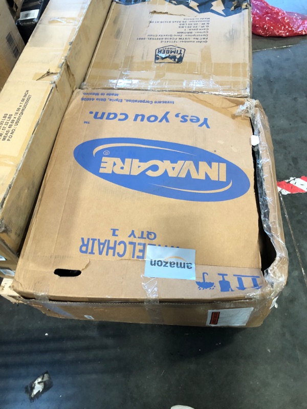 Photo 1 of ** VERY USED/ UNTESTED***Invacare Tracer IV Wheelchair for Adults | Manual Bariatric Folding Wheelchair | 22 Inch Seat | Desk Arms