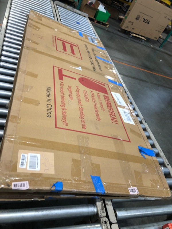 Photo 1 of ** used** HARRITPURE 64"x21" Arched Full Length Mirror Free Standing Leaning Hanging Mounted Mirror Aluminum Frame Modern Simple Home Decor for Living Room Bedroom Cloakroom, Gold