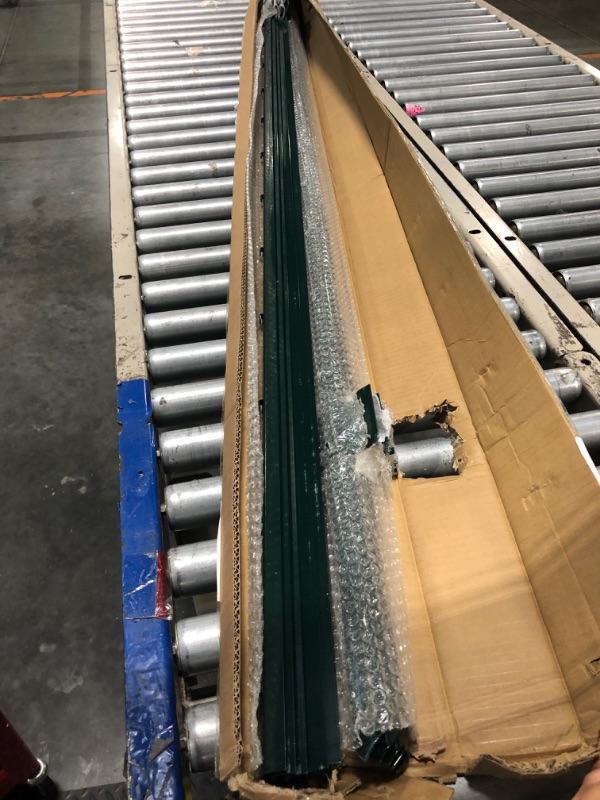 Photo 1 of ** used** Fence Posts 7 Feet, Pack of 10, 3-4-5-6-7Ft Heavy Duty Garden Metal Steel Fence Post with U-Channel, No Dig Steel U Post Fencing for Lawn, Garden