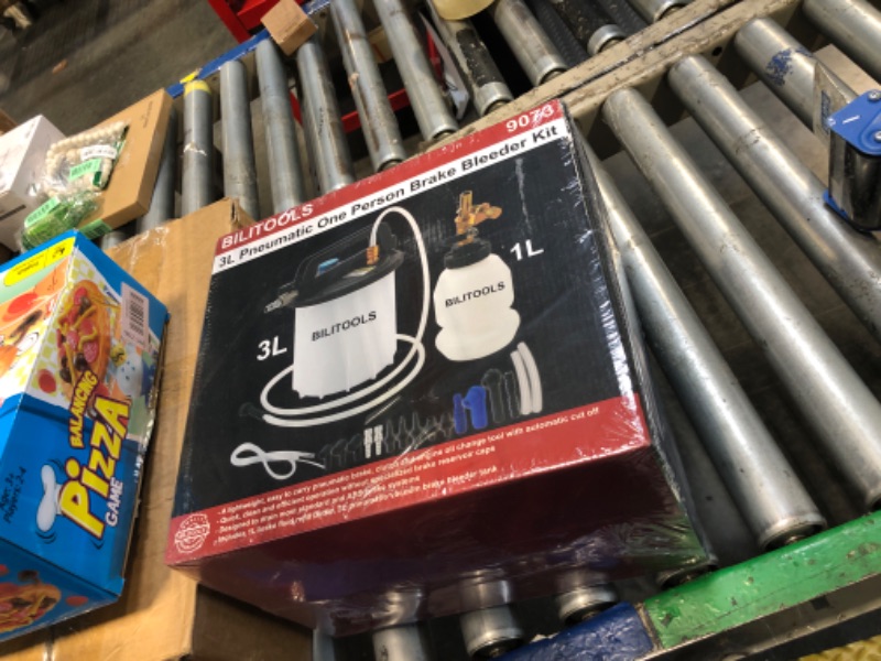 Photo 1 of ** FACTORY SEALED*** BILITOOLS 3L Brake Bleeder Vacuum Pump Kit, Universal One Person Pneumatic Brake System Clutch Fluid Bleeding Extractor Tool with Adapters & 1L Refilling Bottle