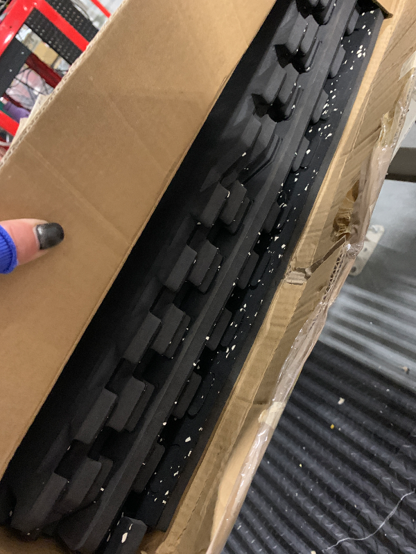 Photo 1 of *Missing parts* 0.56in Thick 96 Sq Ft Gym Flooring for Home Gym, 24 Tiles Workout Exercise Equipment Mats, Rubber Top with EVA Foam, Interlocking Puzzle Floor Tiles for Fitness Room, Protective Flooring Mat