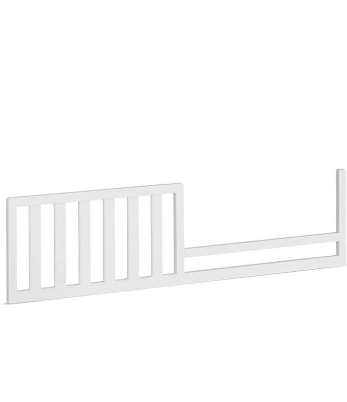 Photo 1 of ** SIMILAR IMAGE UNKNOWN SIZE OR BRAND***Toddler Bed Safety Guard Rail for Dolce Babi Convertible Cribs - Solid Wood Rail for Convertible Crib to Toddler Bed Conversion - Safety Bed Rail for Children (White)