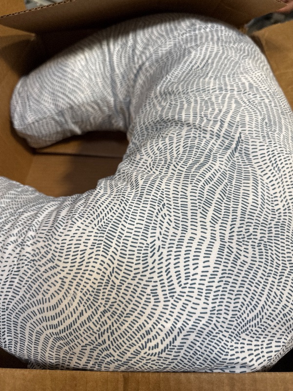 Photo 1 of ** SIMILAR IMAGE**Boppy Nursing Pillow - Ergonomic Bottle & Breastfeeding Pillow with High, Firm, Large Area, Water-Repellent Cushion with Washable Cover; Baby Safety Alliance Verified - Blue Speckled Current