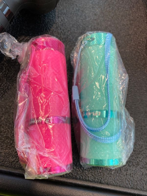 Photo 1 of ***MISSING PIECE*** LUX-PRO LP395 Gels Glow in Dark 9 LED Flashlight (Pink, Green, Teal)