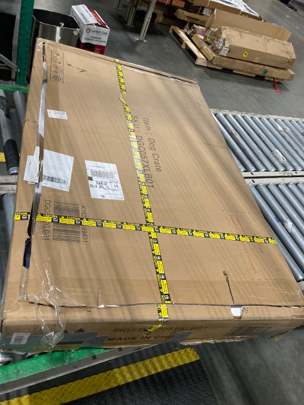 Photo 1 of ** VERY USED/ UNTESTED***Lyromix 48'' XXL Dog Crate Furniture with 3 Doors,Wooden Crate End Table Heavy Duty Indoor Combination Cage for Medium to Large Dogs, Multiple Units Can be Combined