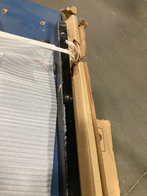 Photo 1 of **** VERY USED/ DAMAGE MINOR / UNTESTED*** JOOLA Inside Professional MDF Indoor Ping Pong Table with Quick Clamp Table Tennis Net and Post Set - 10 Minute Easy Assembly - Tournament Quality - Foldable with Single Player Playback Mode