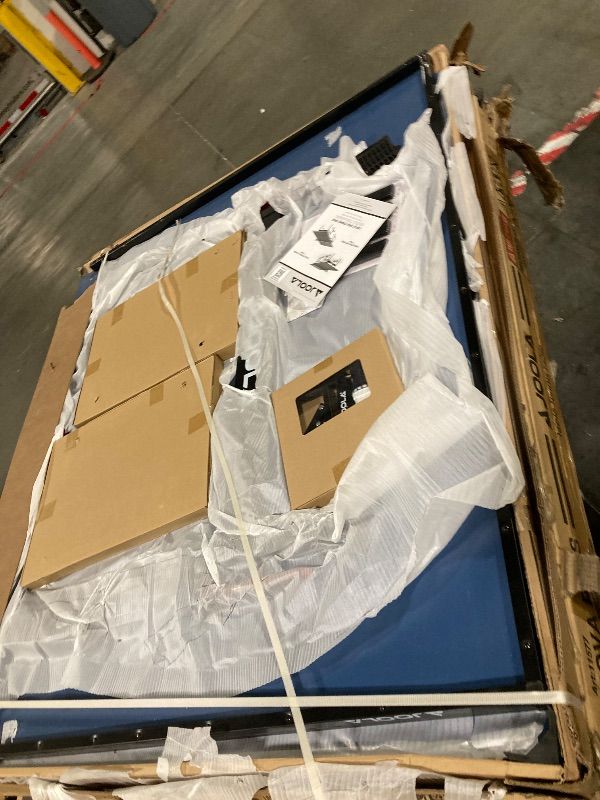 Photo 1 of **** VERY USED/ DAMAGE MINOR / UNTESTED*** JOOLA Inside Professional MDF Indoor Ping Pong Table with Quick Clamp Table Tennis Net and Post Set - 10 Minute Easy Assembly - Tournament Quality - Foldable with Single Player Playback Mode