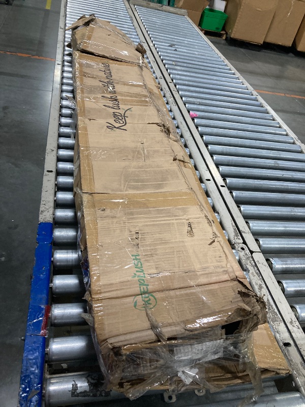 Photo 1 of ** USED*** Keeplush 8.5ft Tall Artificial Phoenix Palm Tree for Outdoors Indoor Decor, Large Faux Coconut Silk Palm Tree Tropical Fake Tree Perfect for Outside Patio Poolside Porch Home Office Decor