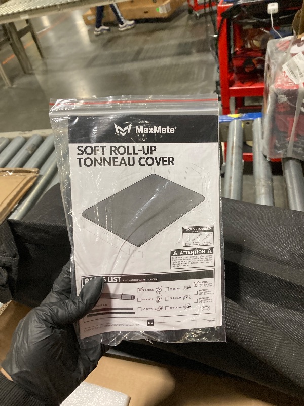 Photo 1 of ** USED** MaxMate Soft Roll-up Truck Bed Tonneau Cover Compatible with 2009-2018 Dodge Ram 1500; 2010-2025 2500 3500; 2019-2025 Classic | 6'4" (76") Bed | TCD169014