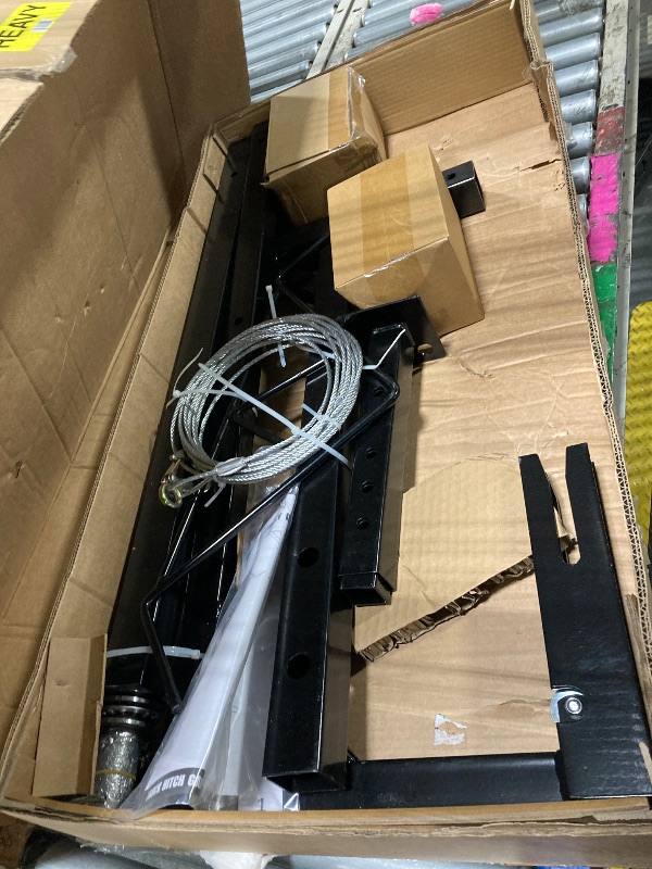 Photo 1 of ** USED/ MISSING PARTS** Highwild Truck Hitch Game Hoist & Gambrel - 500lbs with 360 Degree Swivel - Complete Hoist Kit (Included Winch/Gambrel)