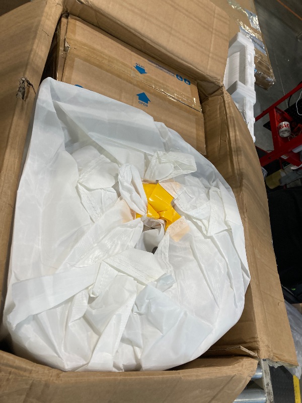 Photo 1 of ** VERY USED/ UNTESTED***10FT Inflatable Bubble House Dome for Kids, Clear PVC Inflatable Bubble House Tent with Tunnel, Bubble Balloon House with 800W Air Blower, 600W Air Pump with 50pcs Balloons Inflatable Dome for Party