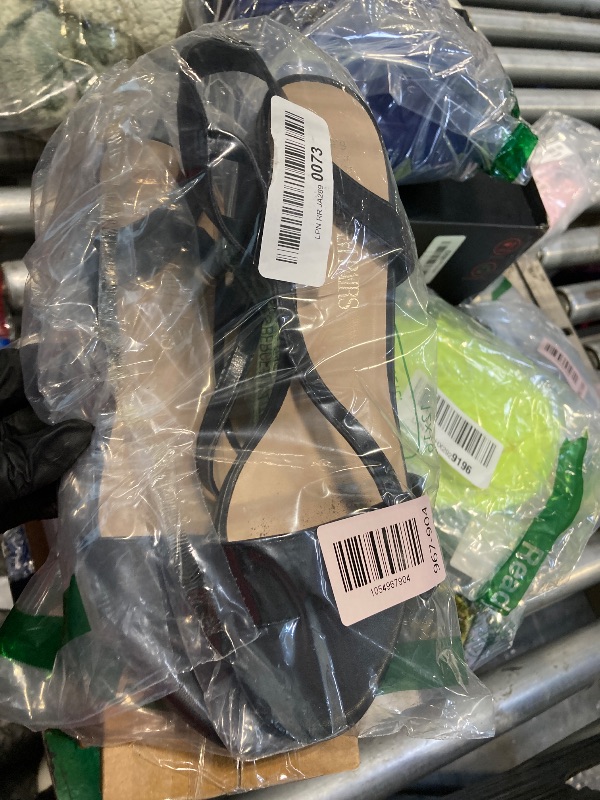 Photo 1 of ** very used/ untested** DREAM PAIRS Women's Low Heels for Women Classic Open Toe Ankle Strap Block Chunky Heel Sandals Holiday Party Wedding Dress Pumps Shoes,Size 6.5,Black-Pu-1,SDHS2301W-1