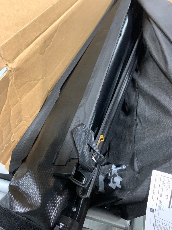View 3 of **MIGHT BE MISSING SOME HARDWARE** Tyger Auto T1 Soft Roll-up Truck Bed Tonneau Cover Compatible with 2024-2025 Toyota Tacoma (Only Fits Models with Factory Deck Rail System) | 5' (60") Bed | TG-BC1T9204