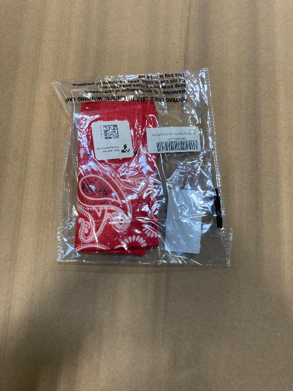 Photo 1 of **** ONLY 1 ***** LOVARZI Bandana for Men & Women - Red, Pink, Teal Set of 3 Bandanas - Hair Headband Cotton Tactical Travel and Sports Gear