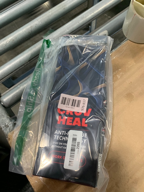 Photo 1 of (New) Work Orthotic Insoles - Anti Fatigue Medium Arch Support Shoe Insert Men Women - Plantar Fasciitis Flat Feet - Relieve Foot Pain - Work Boot Insoles Standing All Day (M, Blue Lines)