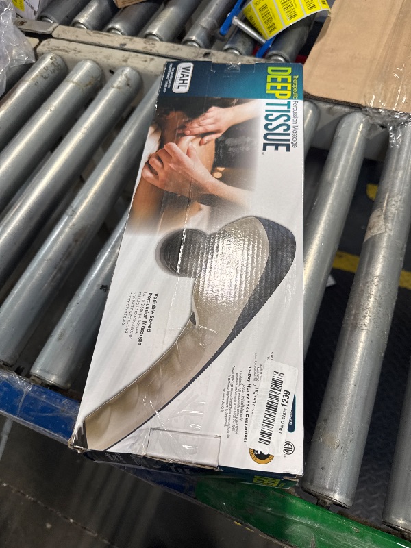 Photo 1 of ** MISSING AN ATTACHMENT ** Wahl Deep Tissue Corded Long Handle Percussion Massager - Handheld Therapy with Variable Intensity to Relieve Pain in The Back, Neck, Shoulders, Muscles, & Legs – FSA Eligible - Model 4290-300