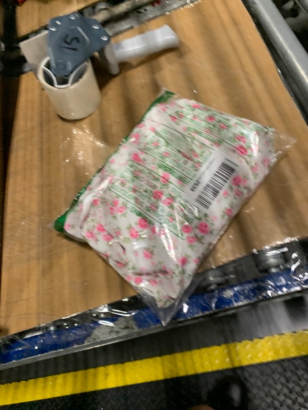 Photo 1 of ***MINOR DAMAGE*** Scarlet Darkness Floral Corset Dress for Women Summer Sundress Ruffle Mini Dresses White Pink Floral XL