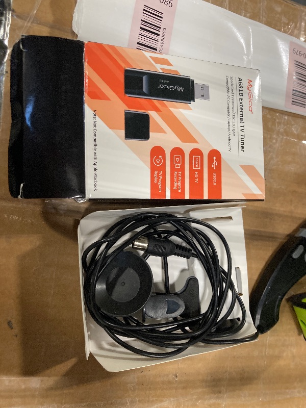Photo 1 of **MISSING USB**
Mygica A681B Analog USB TV Tuner Card Antenna, Recast ATSC HD Digital External HDTV Tuner Stick Dongle Adapter for Window, Linux, for PC Computer Laptop Android TV Box, Android Car Navigation