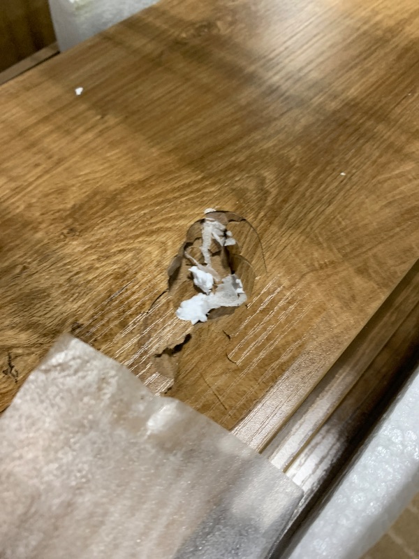 Photo 1 of ***Damage Shown In Last Photo*** Little Tree 70.9-Inch Long Console Table, Narrow Sofa Table Behind The Couch, Farmhouse Console Table for Living Room, Entryway, Hallway