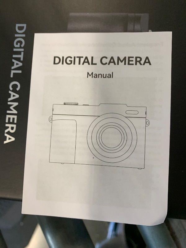 Photo 1 of *** ITEM CORRECT*** 4K Digital Camera for Photography- 50MP Autofocus Vlogging Camera with 2.8" 180° Flip Screen, 16X Digital Zoom- Compact Point and Shoot Camera with 64GB SD for YouTube, Travel, Beginners