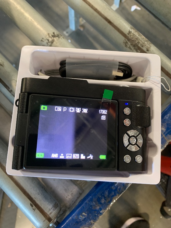 Photo 1 of *** ITEM CORRECT*** 4K Digital Camera for Photography- 50MP Autofocus Vlogging Camera with 2.8" 180° Flip Screen, 16X Digital Zoom- Compact Point and Shoot Camera with 64GB SD for YouTube, Travel, Beginners