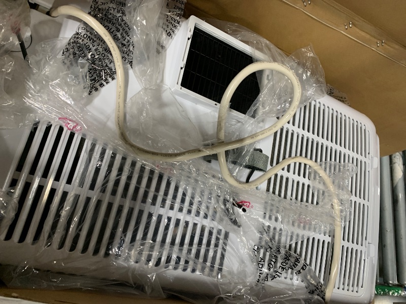 Photo 1 of ***MISSING PIECES*** ***READ CLERK NOTE*** BLACK+DECKER Portable Air Conditioner, 12,000 BTU (8,000 BTU SACC) for Rooms up to 550 Sq. Ft., Portable AC with Follow Me Remote Control and Window Kit, BPACT12WT, White