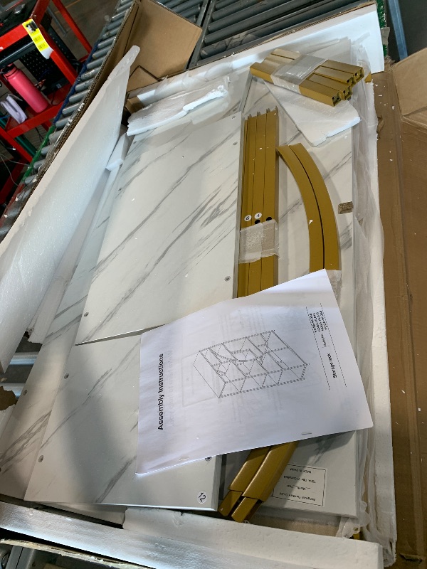 Photo 1 of **MIGHT BE MISSING SOME HARDWARE** Tribesigns Bookshelf Industrial 5 Tier Etagere Bookcase, Freestanding Tall Bookshelves Display Shelf Storage Organizer with 9-Open Storage Shelf for Living Room, Bedroom