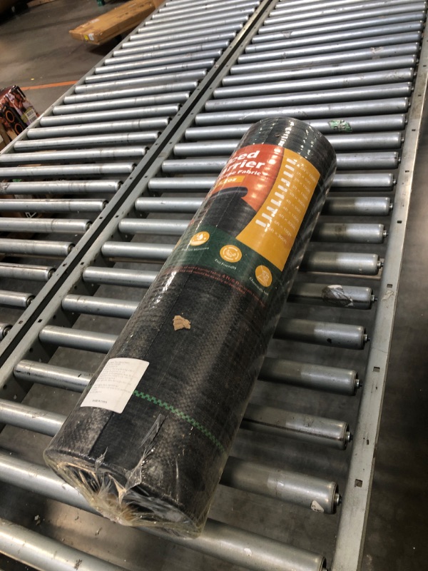 Photo 1 of ***SIMILAR PRODUCT*** FACTORY SEALED*** VEVOR Weed Fabric Barrier Heavy Duty, 4x300FT 5.8oz Weed Blocker Fabric, Woven Landscape Fabric, Garden Fabric Weed Barrier, Weed Control Fabric Ground Cover, Geotextile Fabric, Gardening Mat, Black