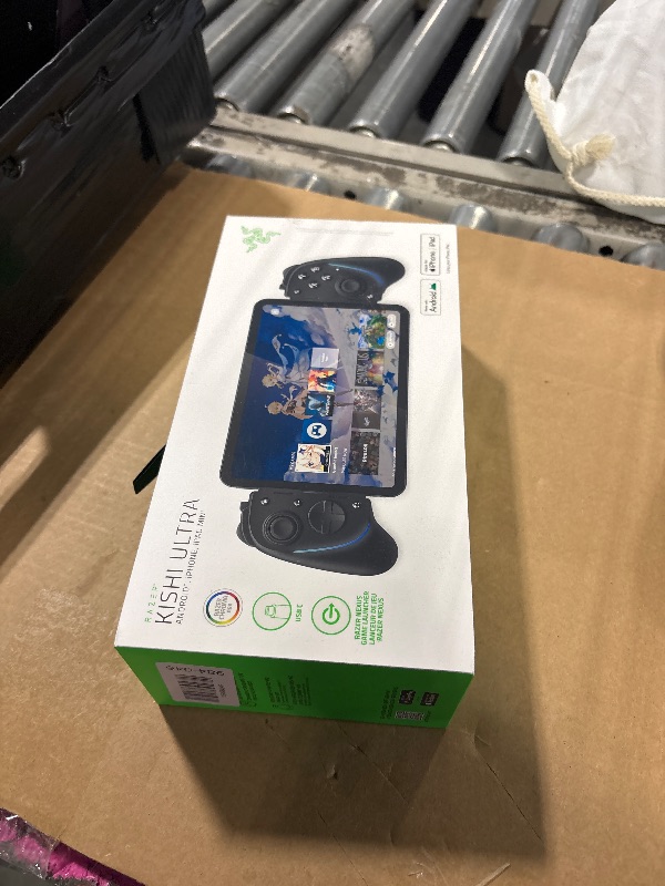 View 2 of Razer Kishi Ultra Gaming Controller for Android, iPhone 15 & 16 Series, iPad Mini A17 Pro & 6 (USB C): Pro Controls - Ergonomic Grip - Stream PC, Xbox, PS5 Games on Mobile, Phone, Tablet - Chroma RGB