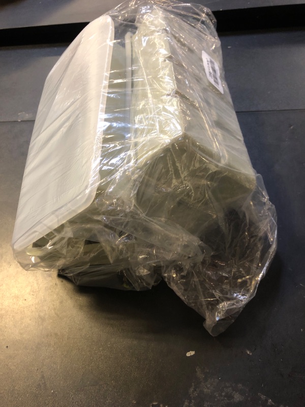 Photo 1 of 1/2 Cup Silicone Freezer Tray With Lid - Silicone Freezer Molds 4-Pack For meal prep & freezing of various sauces and other dishes, makes 32 perfect 1/2 cup portions cubes (Green 4 Pack)