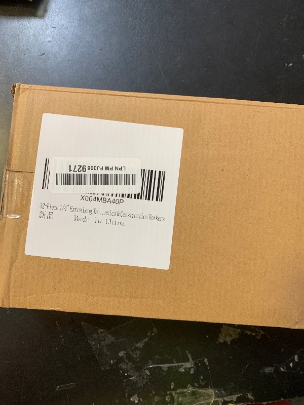 Photo 1 of 1/4" Extra Long Security Bit Set, 32-Piece Screwdriver Bit for Drill, S2 Steel 6” Long Torx Bit Set, Tamper Proof Bit Set, Torx, PoziDriv, Spanner, Tri-Wing, with Storage Case