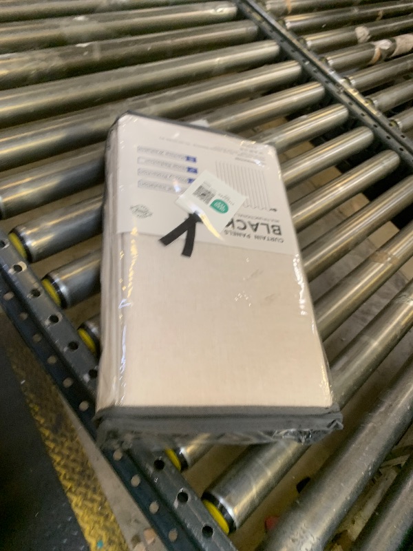 Photo 1 of 100% Blackout Shield Linen Blackout Curtains for Bedroom 108 Inches Long, Back Tab/Rod Pocket Living Room Drapes, Thermal Insulated Blackout Curtains 2 Panels Set, 50" W x 108" L,Cream