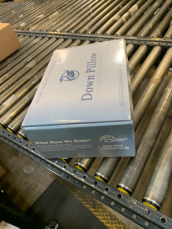 Photo 1 of AiAngu Canadian Luxury Goose Down Pillow Standard Size, 750 Fill Power, 100% Cotton with Teflon Shell- Ultra Comfort Sleep Pillows - Bed Pillows for Back, Stomach(White,Standard(Pack of 2))