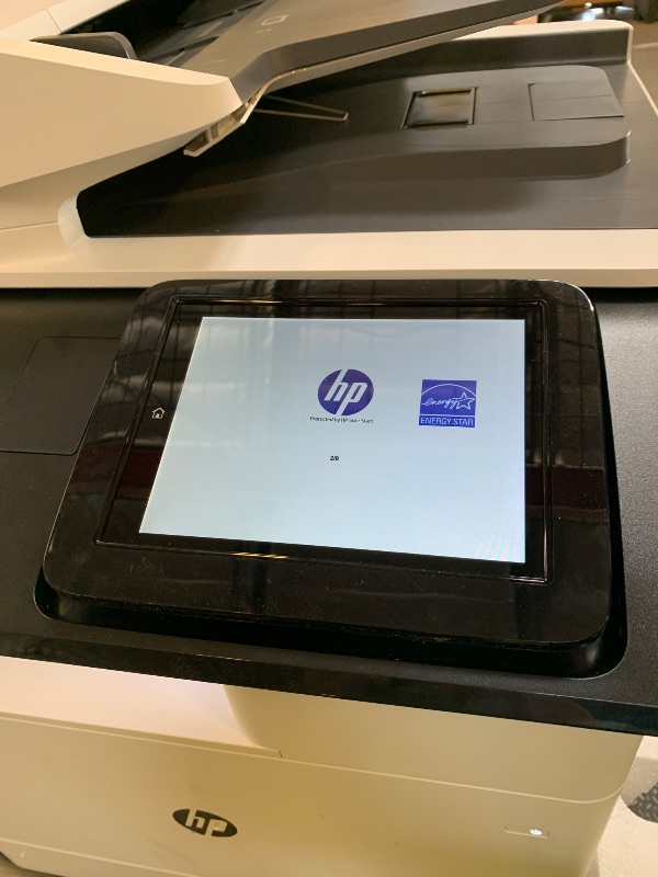 View 4 of HP LaserJet Enterprise MFP M776dn Laser All-In-One Color Printer BOX NOT INCLUDED 
