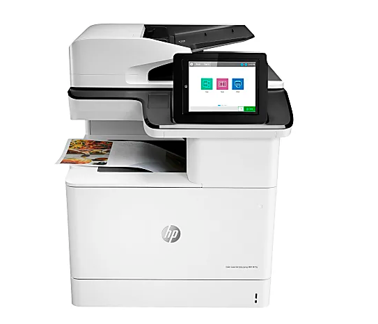 View 1 of HP LaserJet Enterprise MFP M776dn Laser All-In-One Color Printer BOX NOT INCLUDED 
