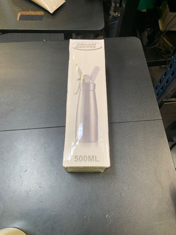 Photo 1 of NATUREKIT Homemade Whipped Cream Dispenser,Large 500ml / 1 Pint Capacity Cream Whip Canister with 6 Decorating Nozzles and Cleaning Brush,Leak Free Whipped Cream Maker for Desserts, Dips, Sauces