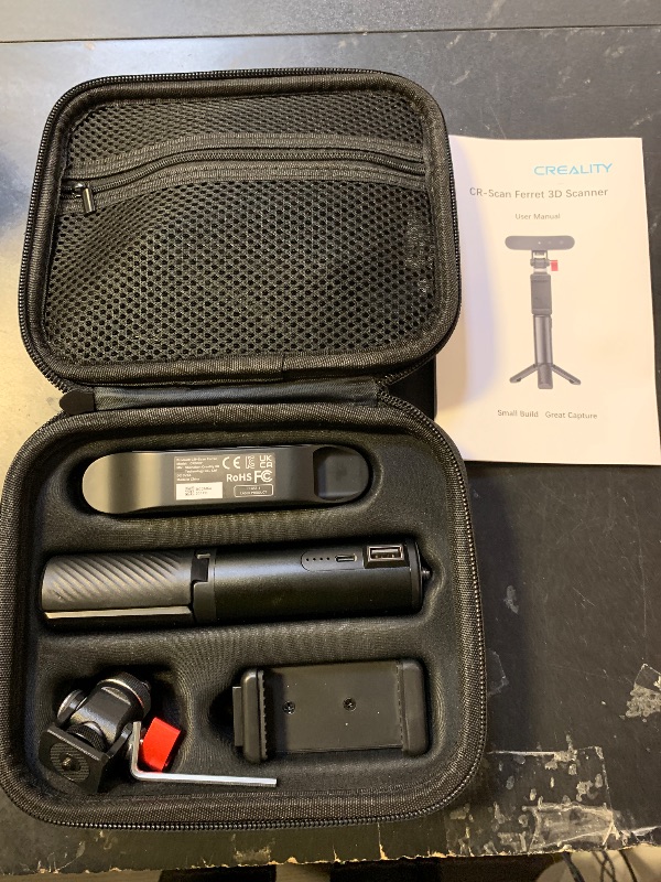 Photo 1 of Creality 3D Scanner CR-Scan Ferret for 3D Printing Handheld Scanner 30 FPS Scanning Speed 0.1mm Accuracy Full Color for Android Phone PC Win 10/11