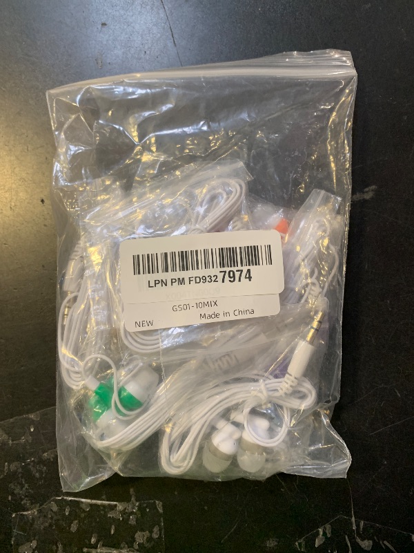 Photo 1 of 10 Pack Bulk Wired Earbuds for Classroom Students Kids, Multi Colored Class Set School Earphones for Children Toddler Teens Boys Girls and Adult