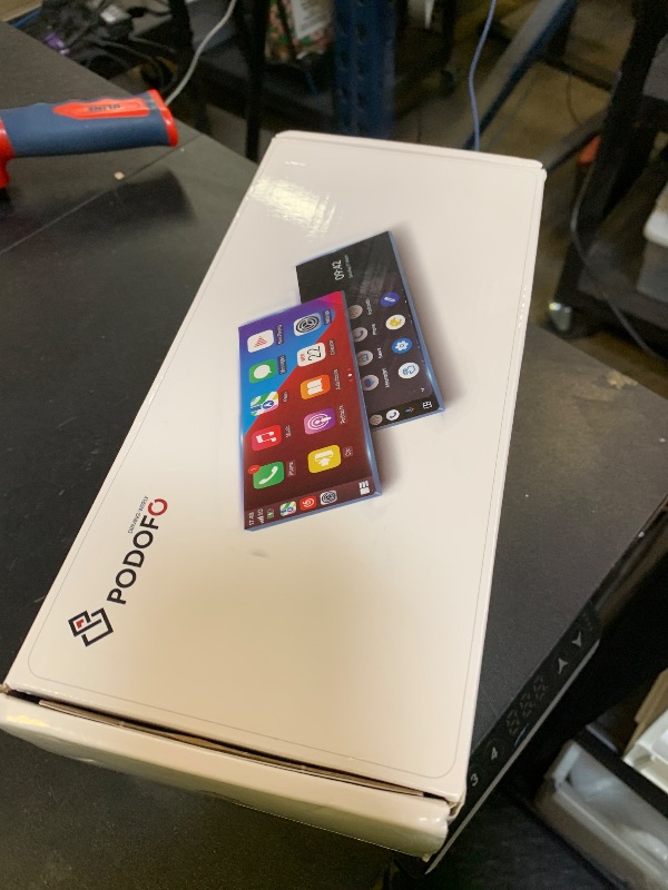 Photo 1 of [2.5K Front Camera+64G TF Card] Wireless Carplay/Android Auto Portable Car Radio with 9.3" HD Touchscreen Dash Cam, Front/Rear View Camera Stereo Receiver Bluetooth FM Transmitter AUX