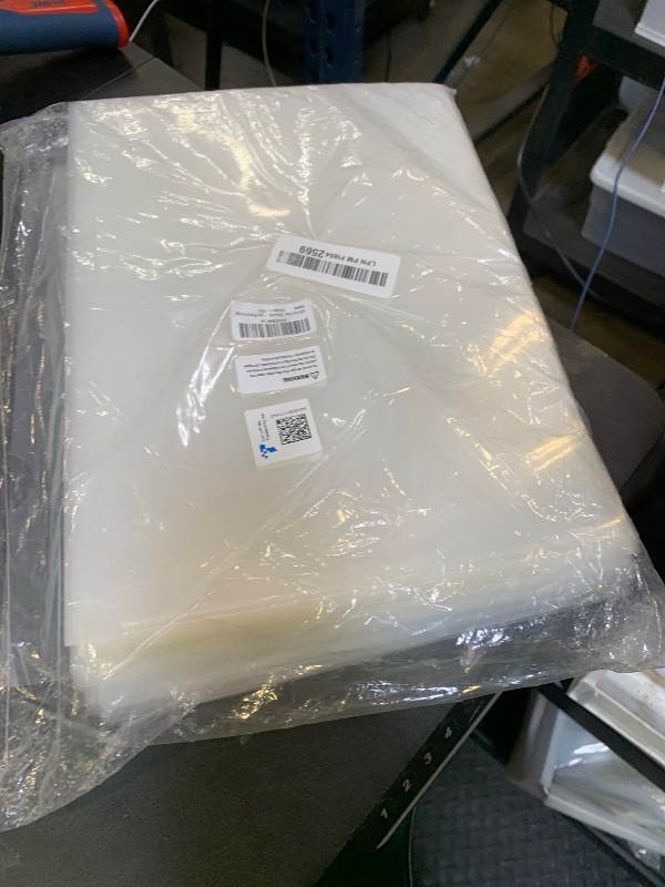 Photo 1 of 100 Pcs Clear Document Folder Project Pocket for US Letter / A4 Size - Transparent L-Type Plastic Folder