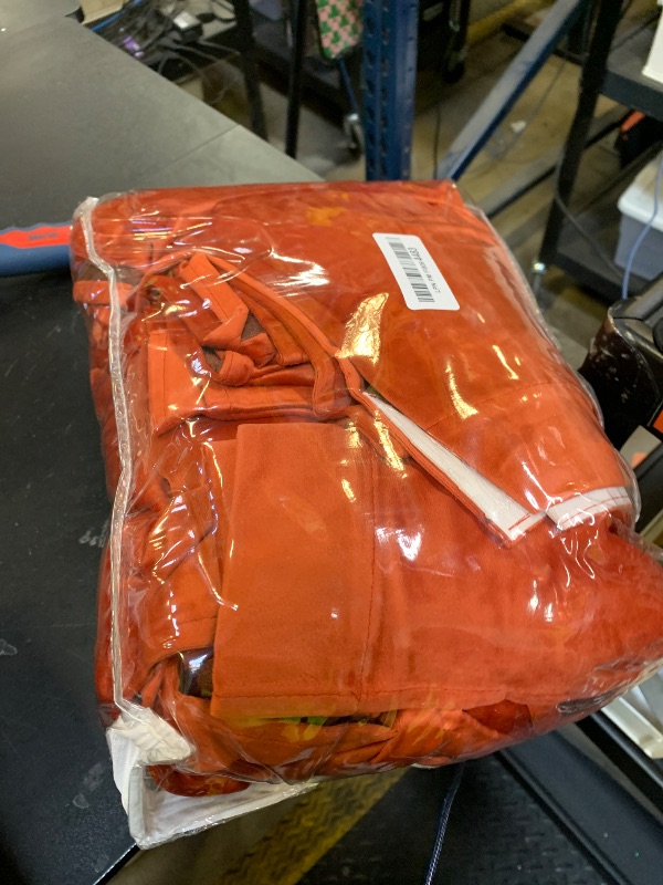 Photo 1 of MIULEE Terracotta Velvet Curtains 96 Inches Long 2 Panels- Pinch Pleated Luxury Rust Fall Burnt Orange Window Curtains for Bedroom Living Room Thermal Insulated Super Soft Drapes Back Tab Decor