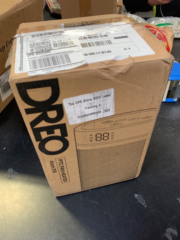 Photo 1 of *MISSING REMOTE* Dreo Space Heater, Portable Electric Heaters for Indoor Use with Thermostat and Remote, 2024 Upgraded, Digital Display, 12H Timer, 5 Mode, 1500W PTC Ceramic Fast Safety Heat for Office Bedroom Home