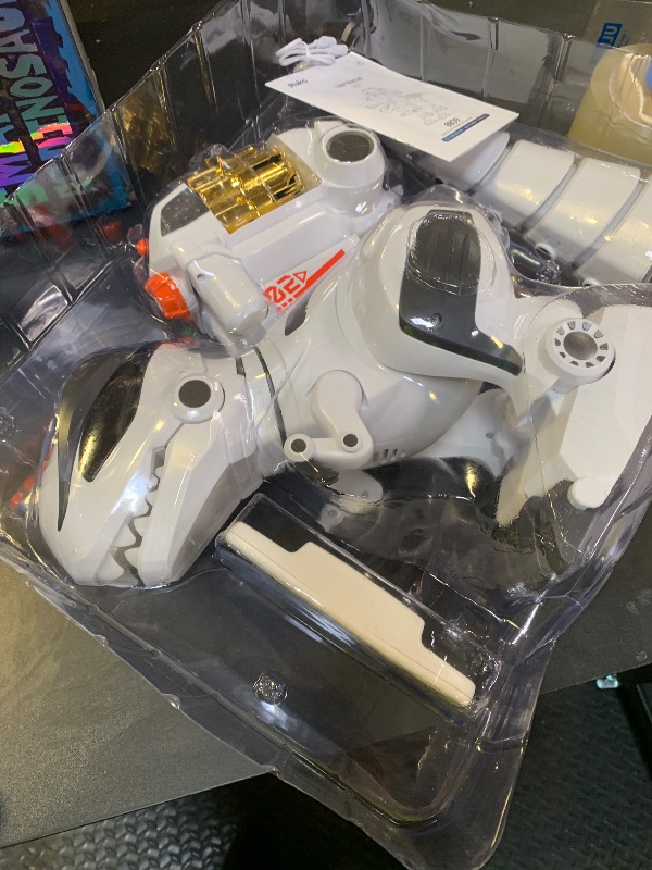 Photo 1 of Ruko 8809 Remote Control Robot Dinosaur Toys for Kids, Large Rechargeable Toys, STEM Programmable Interactive with Sound Effects, Birthday Gifts for Boys & Girls Age 3 4 5 6 7 8