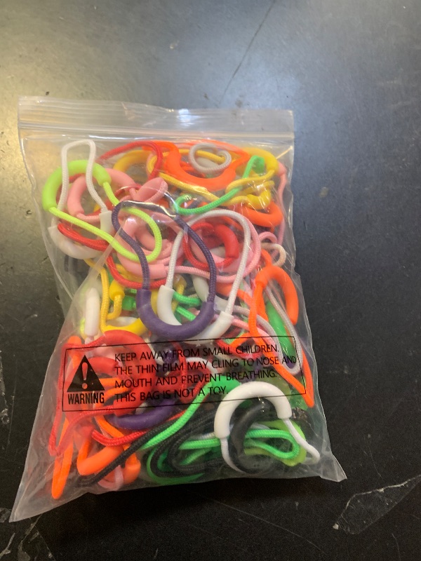 Photo 1 of 100Pcs Zipper Pulls Cord Replacement for Backpacks, Jackets, Traveling Cases, Luggage, Purses, Handbags, Kids (10 Colors)