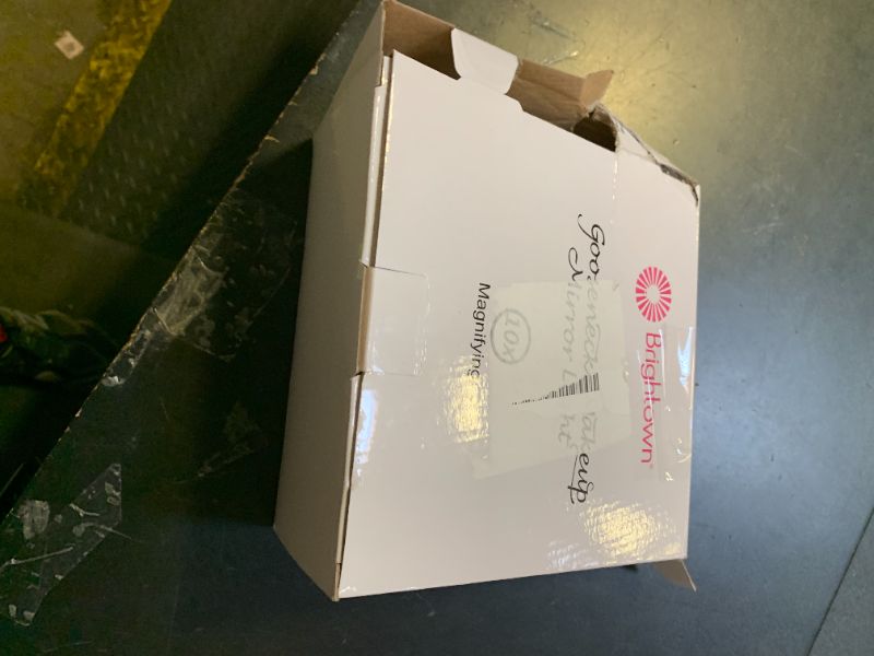 Photo 1 of 10x Magnifying Mirror with Light, Flexible Gooseneck Make up Mirror with Lights and Magnification, Battery Operated Cordless with Suction Cups for Wall Bathroom