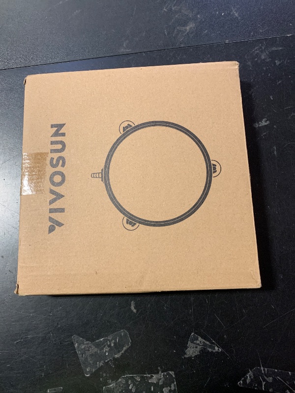 Photo 1 of VIVOSUN Air Stone Disc 8 x 8 Inch with Shell and Sucker for Aquarium, Fish Tank and Hydroponics Air Pump