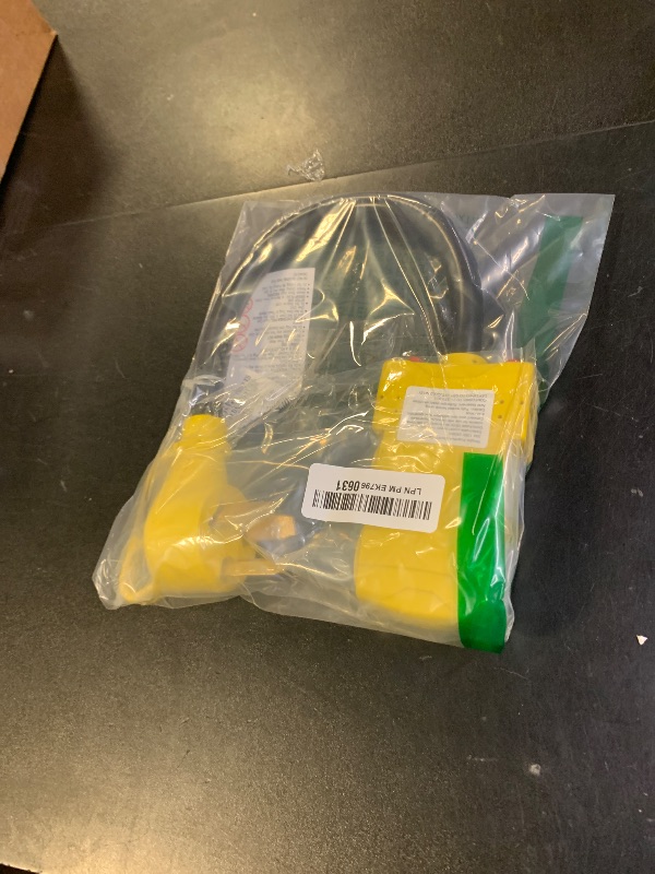 Photo 1 of [240V to 120V] Suplevel 30 Amp to 20 Amp 110V Adapter, NEMA 10-30P Adapter to 4X 5-15R/5-20R Dryer Distribution Adapter T-Blade Multiple Household Outlet w/ 24amp Circuit Breaker, ETL Listed