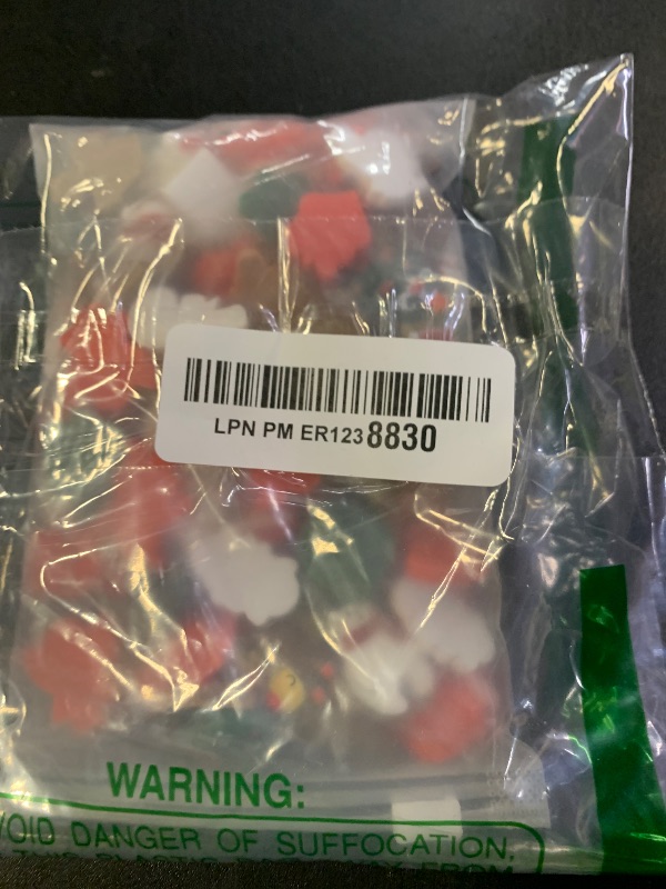 Photo 1 of 100pcs Christmas Slime Flatback Charms, Assorted Craft Resin Ornaments Miniature Ornaments Set, Santa Snowman Tree Bell Resin Decoration for Craft Making, Ornament Scrapbooking DIY Crafts