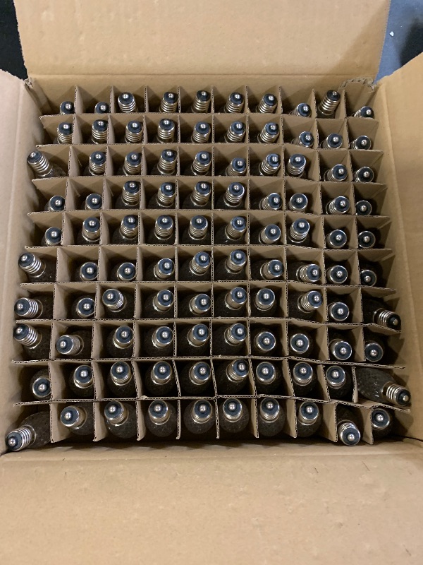 Photo 1 of 100 Pack C9 LED Replacement Christmas Light Bulb, C9 Shatterproof LED Bulb for Christmas String Light, E17 Intermediate Base, Commercial Grade Dimmable Bulbs, Pure White